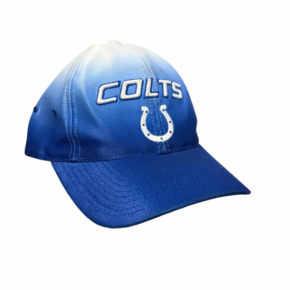VTG NFL Pro Line Indianapolis Colts Cap One Size Fits All Puma Blue Adjustable